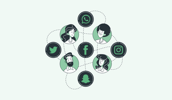 People and social media are connected