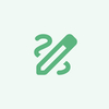 A green pen and arrow on a white background, symbolizing direction and creativity.